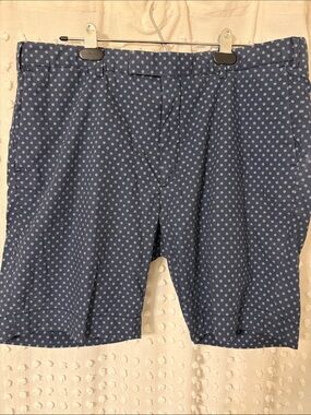 POLO RALPH LAUREN Men's Navy Print Straight Fit Shorts Size 36